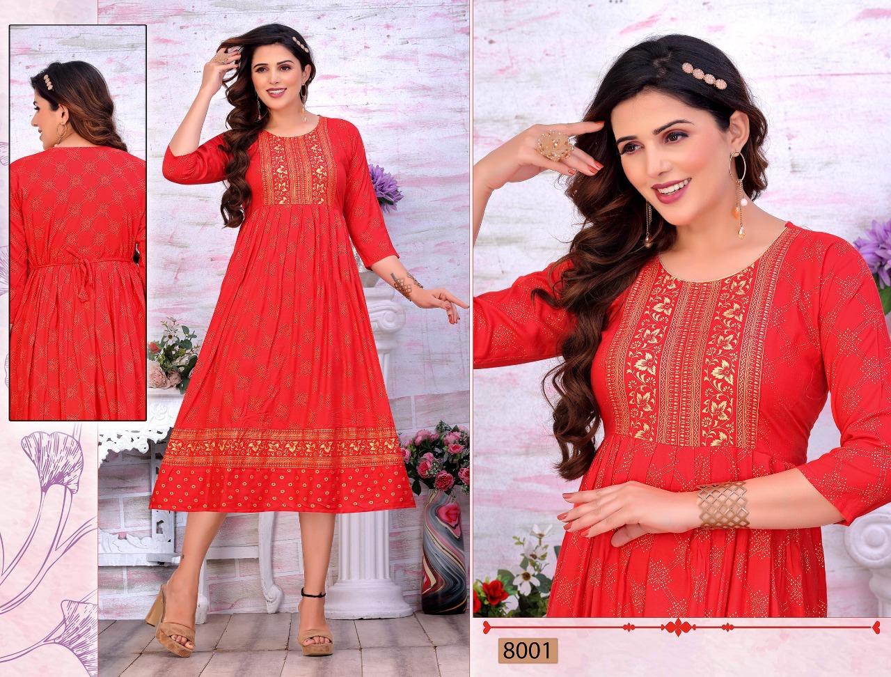 Golden Beauty Touch Ethnic Wear Wholesale Designer Kurtis Catalog
